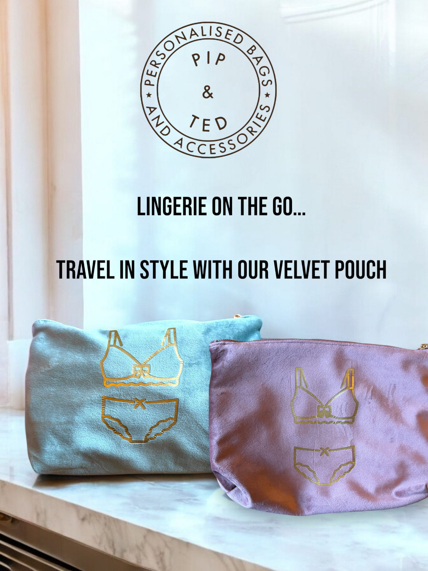 Lingerie Velvet Pouch