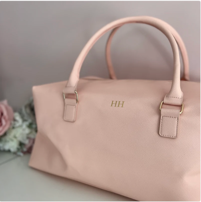 Blush Pink Weekend Bag