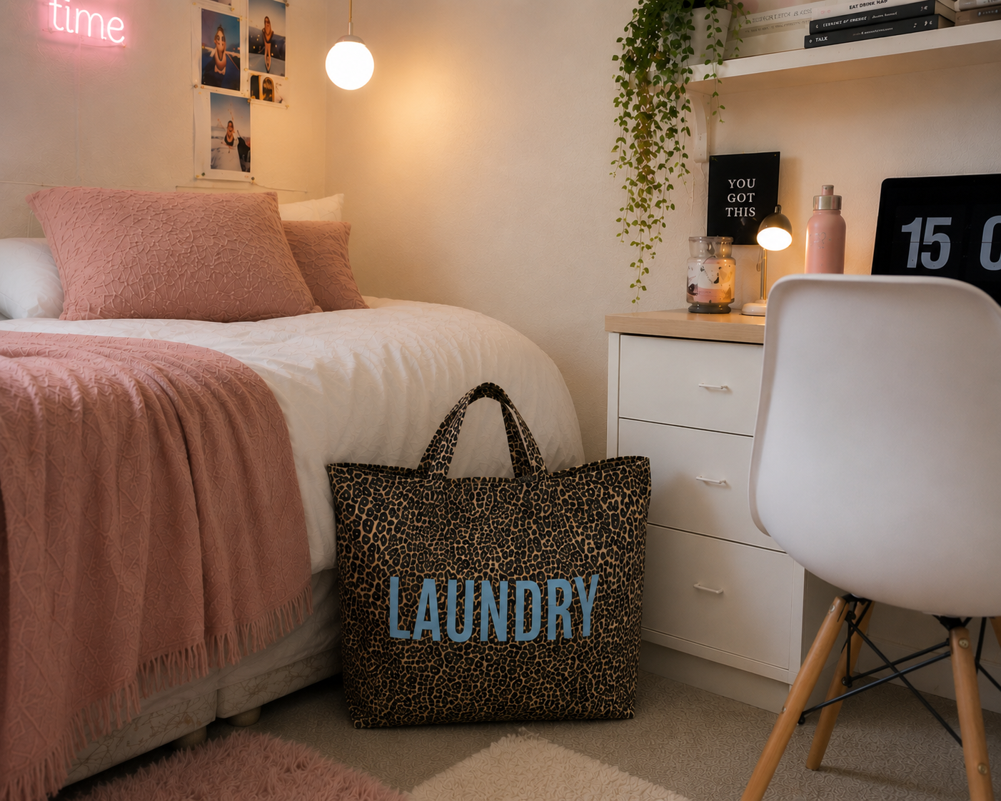 LEOPARD LAUNDRY BAG
