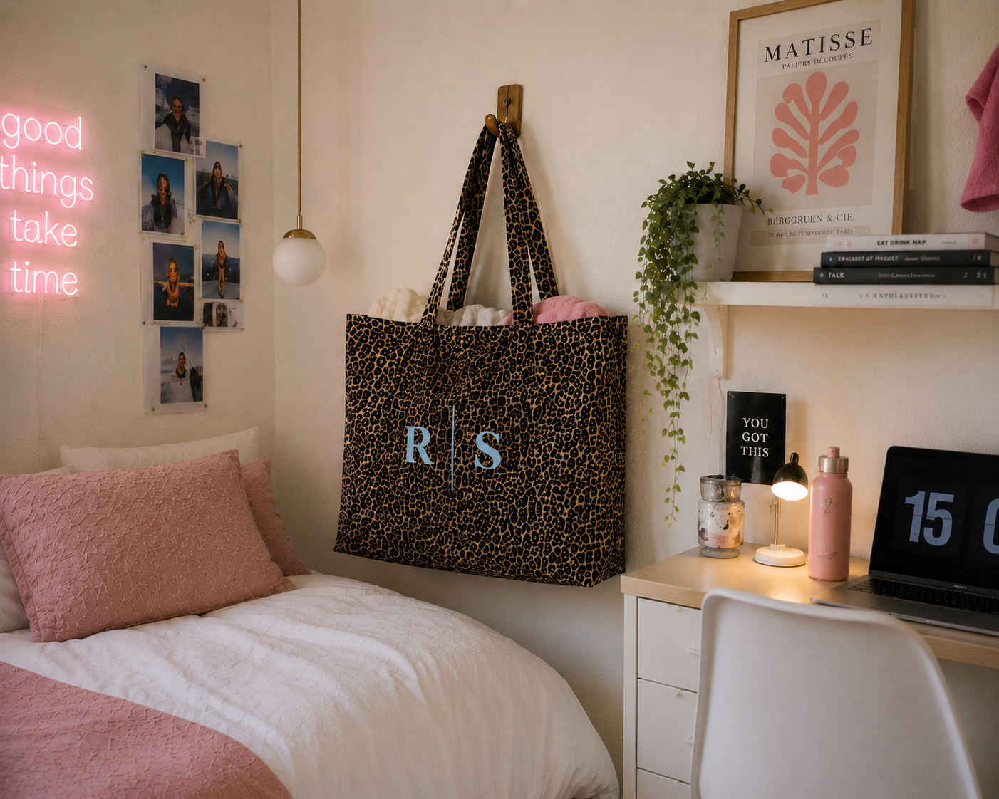 LEOPARD LAUNDRY BAG