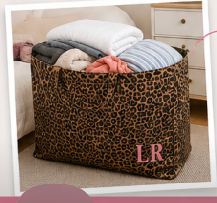 LEOPARD LAUNDRY BAG